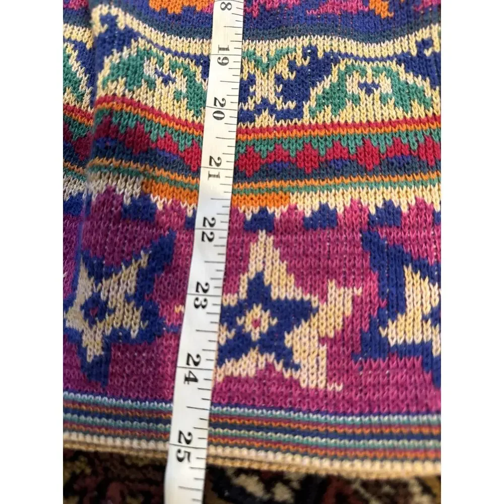Vintage Y2K Multicolor Funky Knit Crewneck Pullover Sweater - Picture 8 of 8